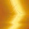 Golden abstract electron energy line on brushed golden background. Power vein light tech