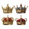 Golden Age Inspired King Crowns: Adonna Khare\\\'s Precise And Organic Sculpting