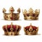 Golden Age Inspired King Crowns: Adonna Khare\\\'s Precise And Organic Sculpting