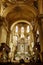 Golden Altar in Cathedral in Leon, Guanajuato. Vertical View