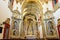 Golden altar of the church of Sao Pedro dos Clerigos created in the 18th century with its neoclassical style interior