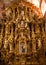 Golden Altar Valencia Church Guanajuato Mexico