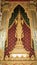 Golden angel statue and Thai art architecture detail main ordination hall in Wat Arun buddhist temple , Thailand