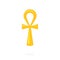 Golden ankh icon