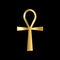 Golden Ankh symbol