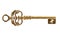 Golden Antique Key