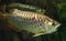 Golden arowana fish