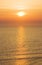 Golden Atlantic sunrise