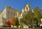 Golden autumn in Moscow Kremlin. Annunciation Cathedral 1484-1489