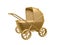 Golden baby carriage