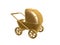 Golden baby carriage