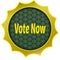 Golden badge with VOTE NOW text.