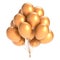 Golden balloons party decoration glossy classic