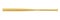 Golden baseball bat isolated on white