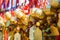 Golden bell at Wong Tai Sin Temple people wish