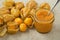 Golden berries, cape gooseberry jam