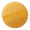 Golden BEST DIET Medal Stamp