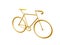 Golden bicycle