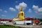 Golden Big Buddha statue image at Wat Bangchak