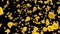 Golden big and small bubbles on  transparent background for projects with any liquid, or fuel, gasoline, diesel, oil, drinks, beer