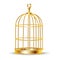 Golden bird cage