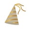 Golden birthday, party cap icon