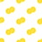 Golden Bitcoin Coins Icon Seamless Pattern