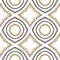 Golden and blue chain on white. Luxury pattern