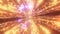 Golden blue space galaxy particle 3d illustration visual vj loop