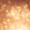 Golden bokeh light background