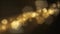 Golden Bokeh Light Particles Motion Background
