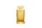 Golden bottle of expensive perfume