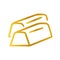 Golden brick vector icon eps 10.