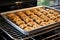 golden brown baked baklava on cooling rack