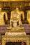 The Golden Buddha is beautiful that Buddhists worship