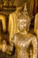 The Golden Buddha is beautiful that Buddhists worship
