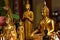 Golden Buddha Burmese art Thai style