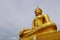 Golden Buddha Burmese art Thai style mixed Thai art. The border of Thailand,