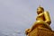 Golden Buddha Burmese art Thai style mixed Thai art. The border of Thailand,