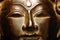 Golden Buddha Face