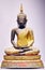 Golden Buddha in Meditation position