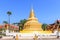 Golden buddha relic pagoda at Wat Phra That Si Chom Thong Worawihan in Chiang Mai, Thailand