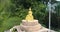 Golden Buddha small statue in Phuket