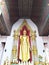 Golden buddha stands