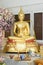 Golden buddha statue
