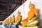 Golden buddha statue in Ayutthaya temple, Thailand