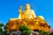 Golden Buddha statue in Dalat