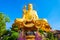 Golden Buddha statue in Dalat