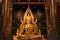 Golden buddha statue image