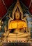 Golden Buddha statue Lanna